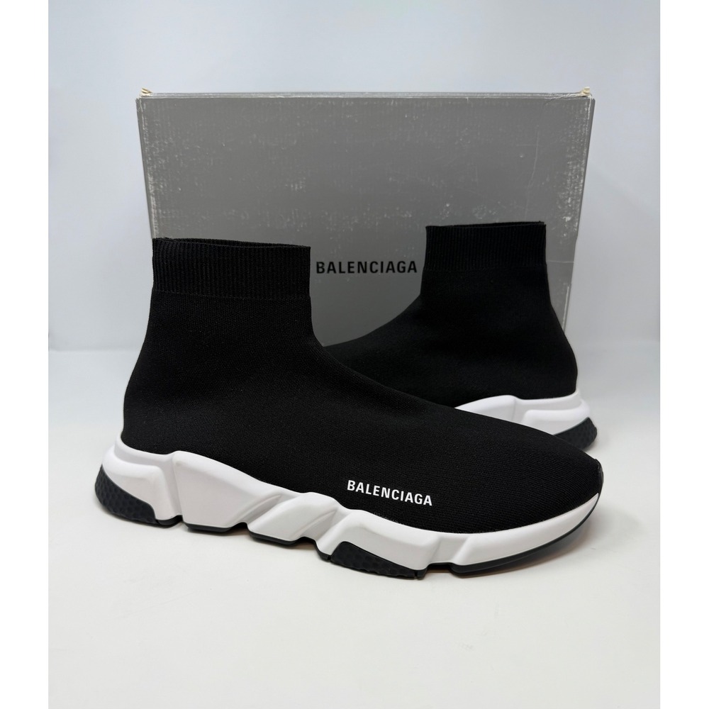 Balenciaga Speed Trainer Black/White Size 14 US 47 EU
